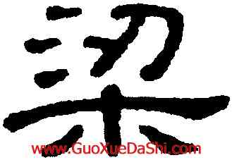 梁,王澍,書法字典